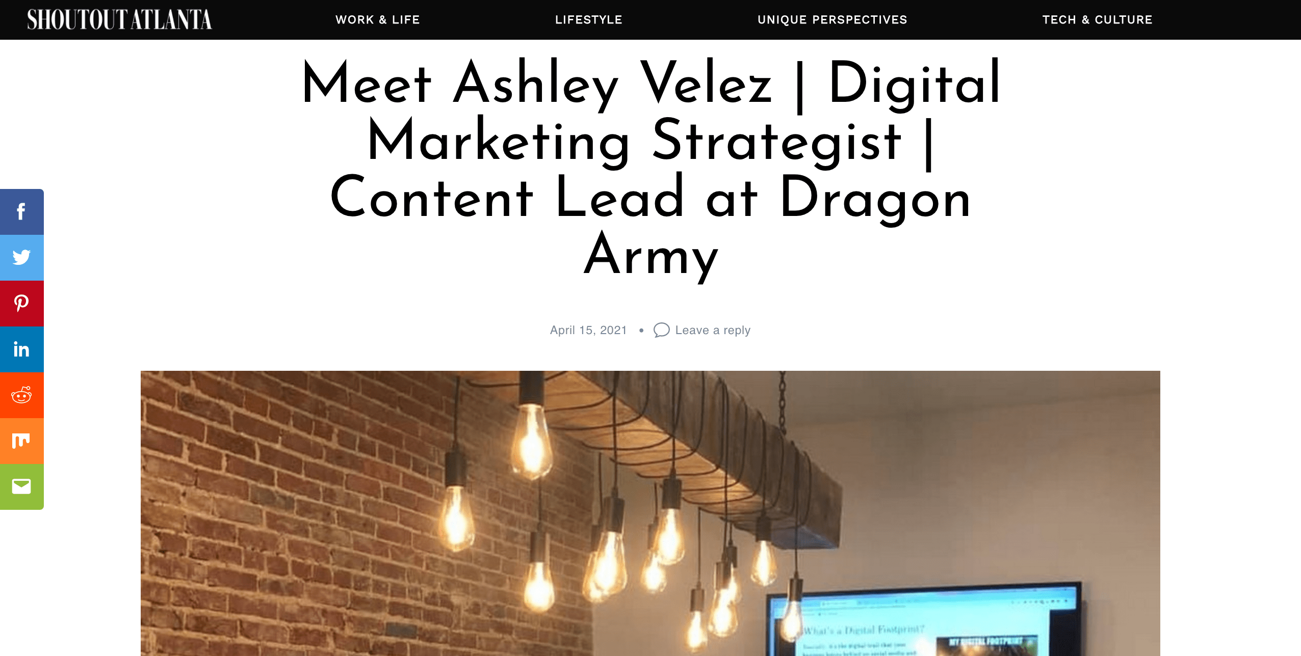 Ashley Velez Shoutout interview